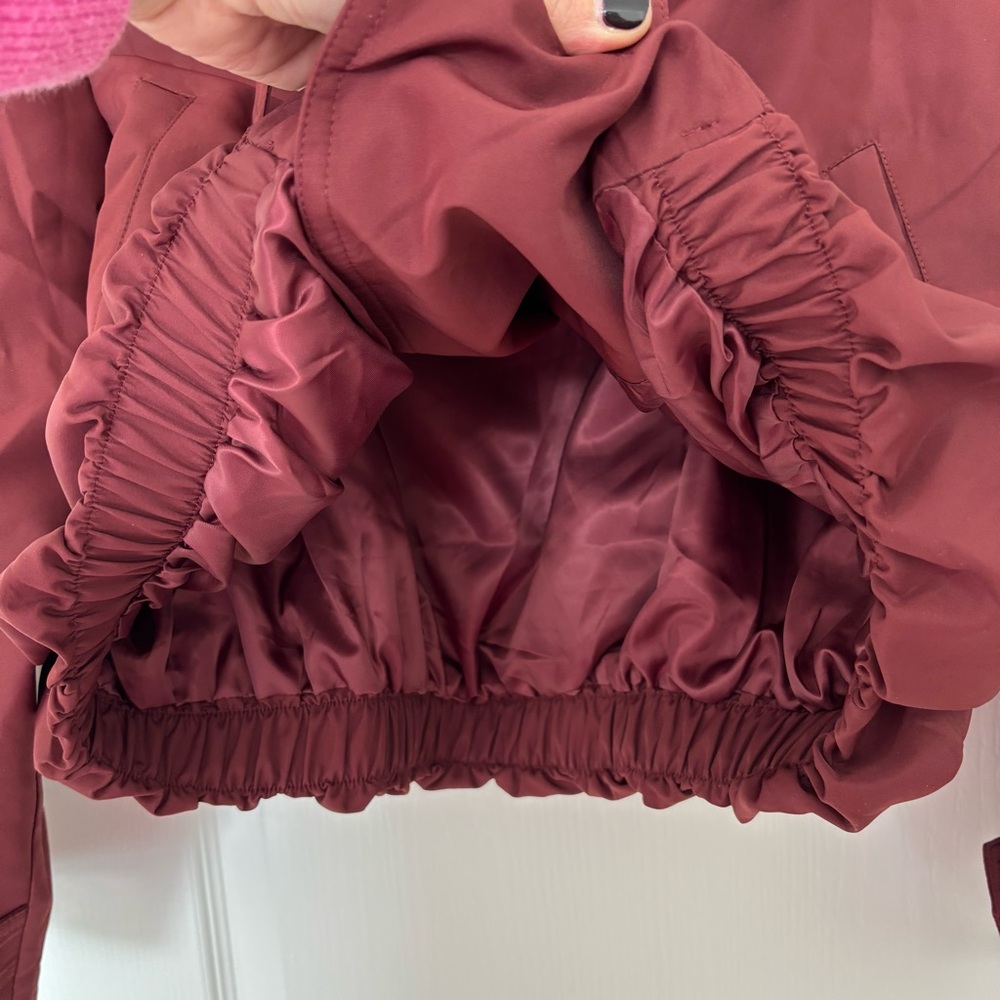 Commense | NEW w/ TAGS Burgundy Vintage Loose Jacket - Size XL - Picture 6 of 8